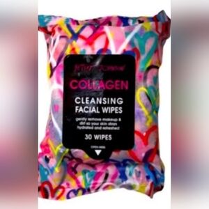 Betsey Johnson Collagen Cleansing Facial Wipes - Vibrant Multicolor New